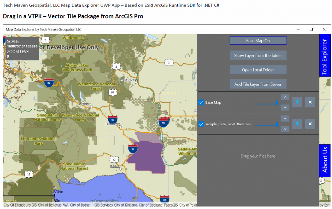 Desktop App | Social Media for Tech Maven Geospatial