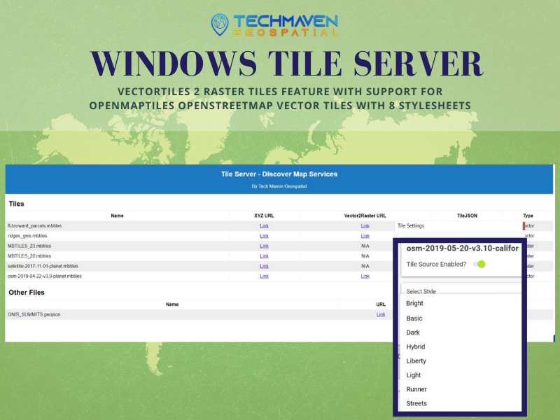 Windows Tile Server