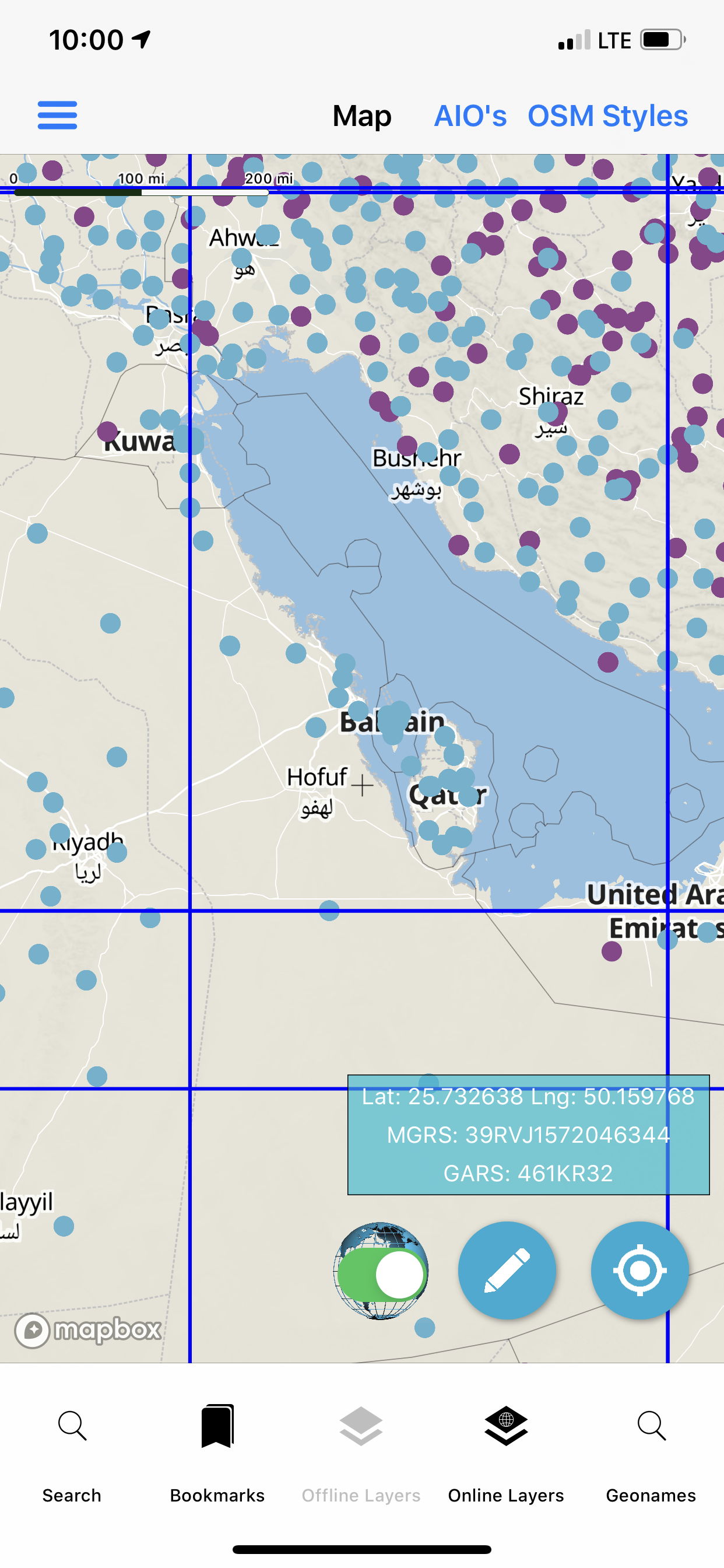 MGRS GRID 